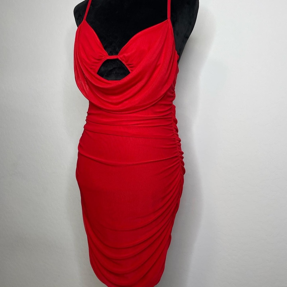Pretty little thing red dress